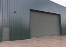 Bespoke Industrial Hangar Door & Personnel Door